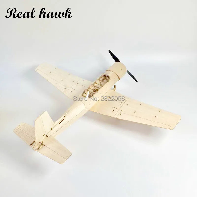 Mini RC Plane Laser Cut Balsa Wood Airplane Kit Mentor CJ6 Model Building Kit Outdoor Toys for Children Kids Gifts