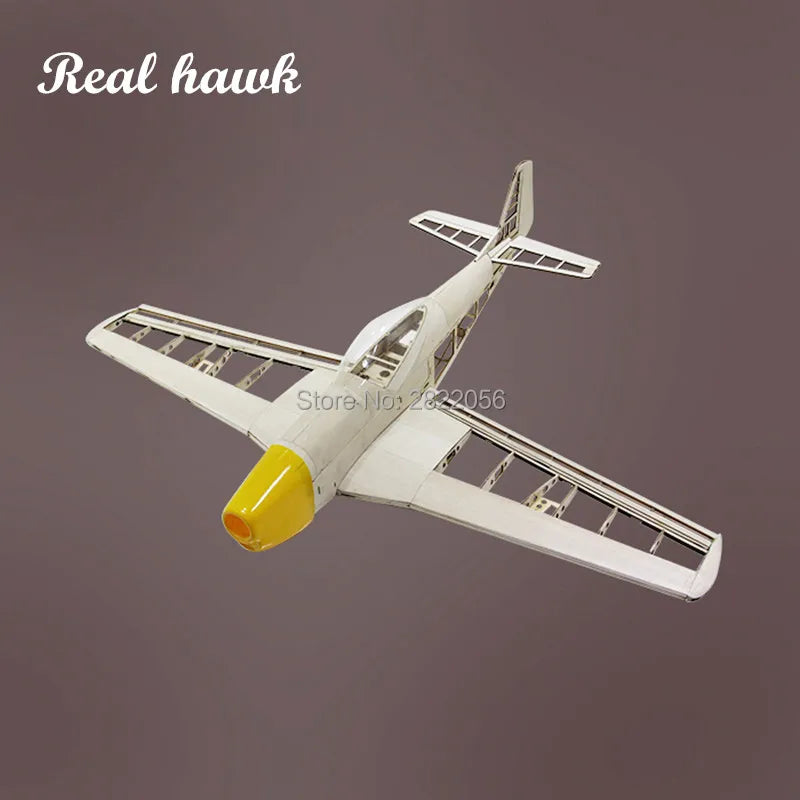 RC Airplanes Laser DIY Cut Balsa Wood Kit Wingspan 1000Mm NEW P51 Frame Model Building Kit Woodiness Model PLANE