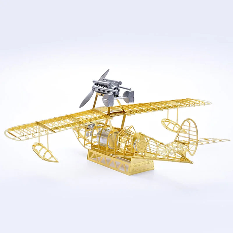 1/48 Miyazaki Hayao Porco Rosso Savoia S.21 FG1 Seaplane Brass PE Detail Model DIY Puzzle 3D Assembly Metal Structure Model Gift