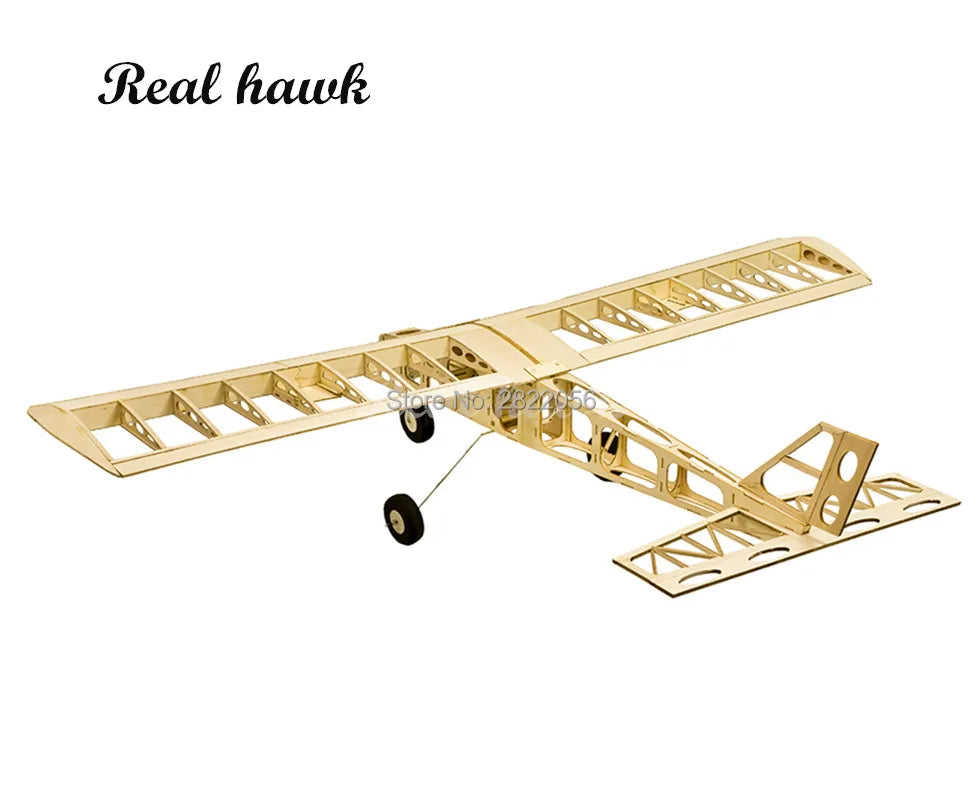 RC Airplanes Laser Cut Balsa Wood Airplane DIY Kit Cloud Dancer Frame without Cover Model Building Kit