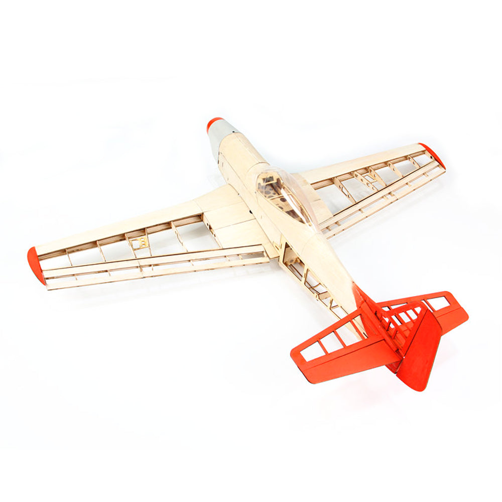 P-51 Mustang 1000Mm Wingspan Balsa Wood RC Airplane Warbird KIT