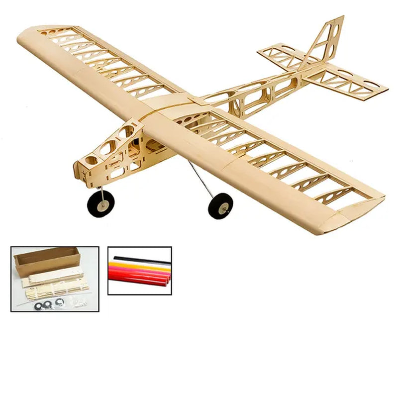 RC Airplanes Laser Cut Balsa Wood Airplane DIY Kit Cloud Dancer Frame without Cover Model Building Kit