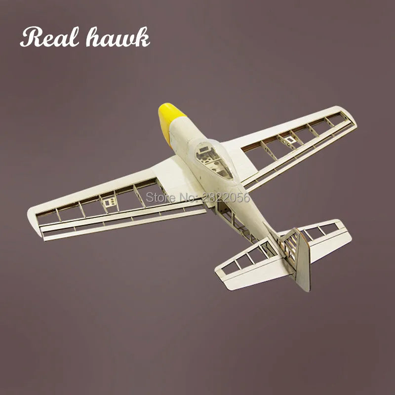 RC Airplanes Laser DIY Cut Balsa Wood Kit Wingspan 1000Mm NEW P51 Frame Model Building Kit Woodiness Model PLANE