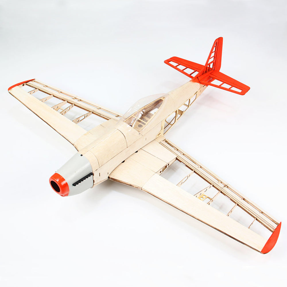 P-51 Mustang 1000Mm Wingspan Balsa Wood RC Airplane Warbird KIT